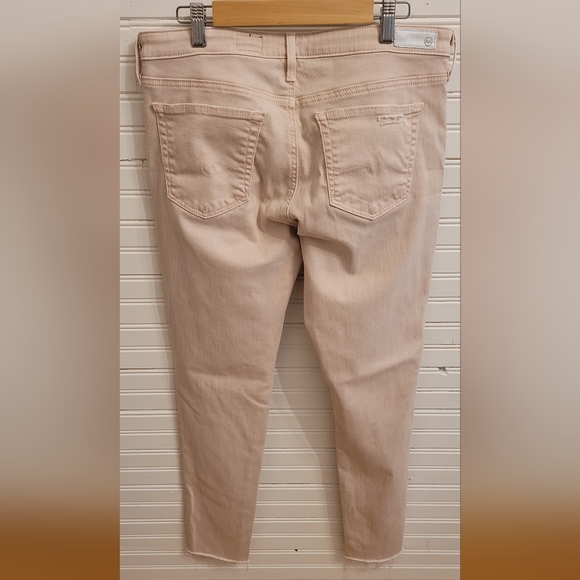 Ag Adriano Goldschmied The Legging Ankle Super Skinny Jeans Distressed - pink - Picture 4 of 7